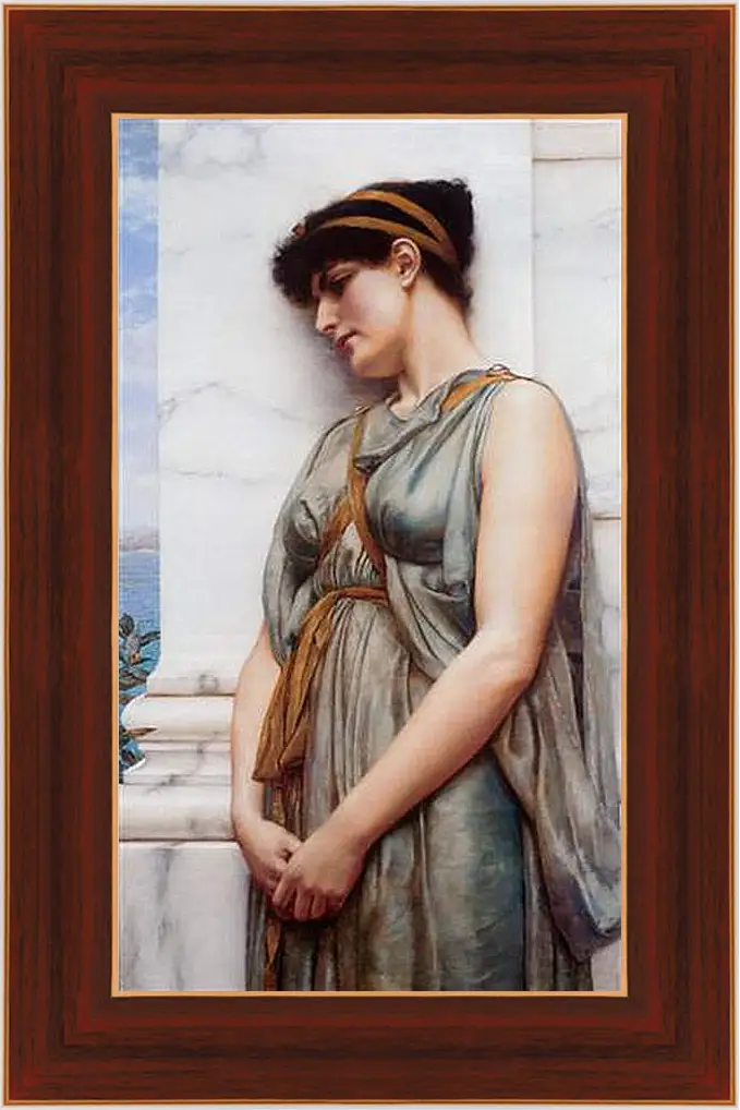 Картина в раме - Grecian Reverie. Джон Уильям Годвард
