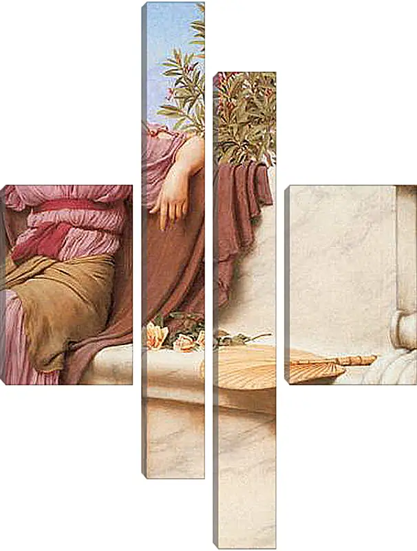 Модульная картина - Tranquillity (Detail). Джон Уильям Годвард