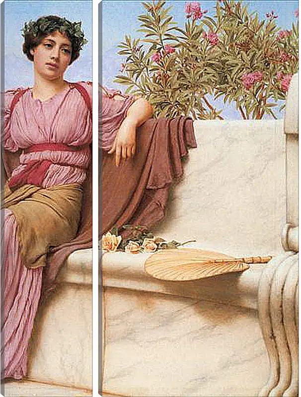 Модульная картина - Tranquillity (Detail). Джон Уильям Годвард