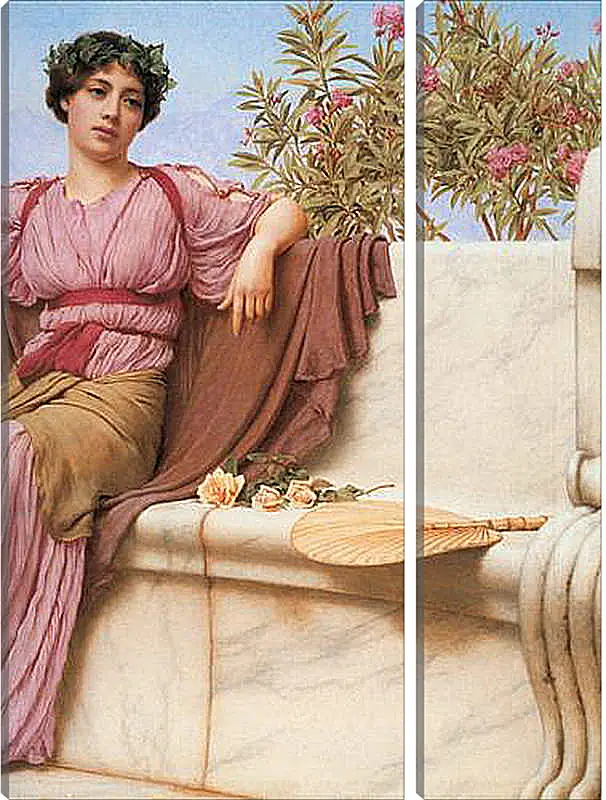 Модульная картина - Tranquillity (Detail). Джон Уильям Годвард