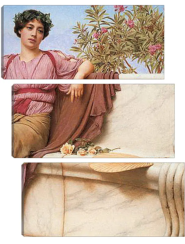 Модульная картина - Tranquillity (Detail). Джон Уильям Годвард