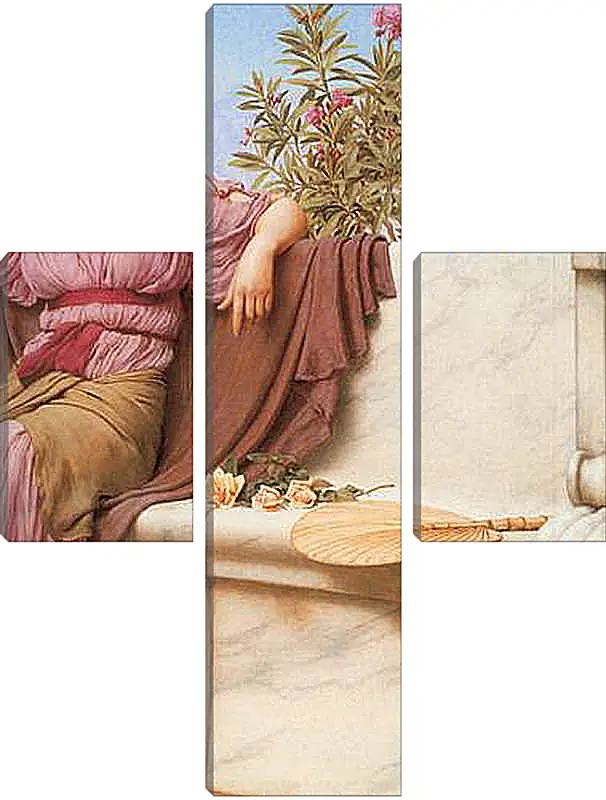 Модульная картина - Tranquillity (Detail). Джон Уильям Годвард