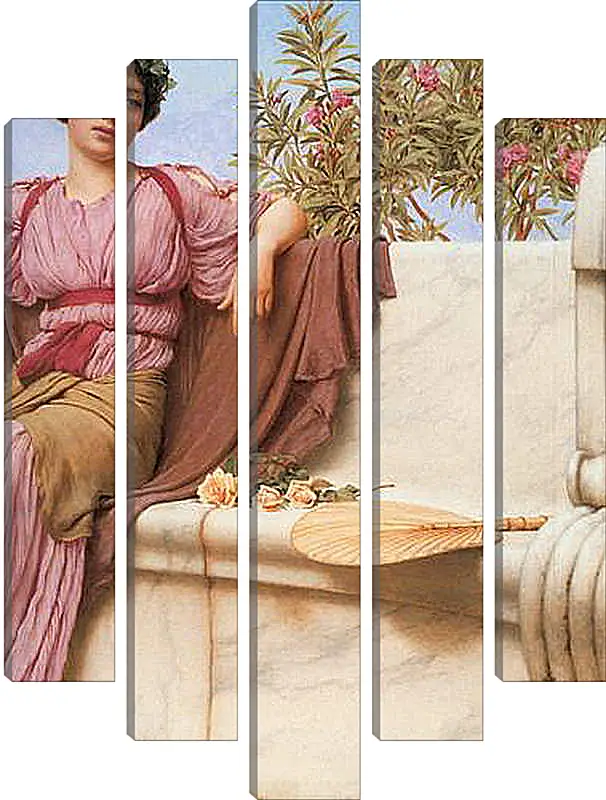 Модульная картина - Tranquillity (Detail). Джон Уильям Годвард