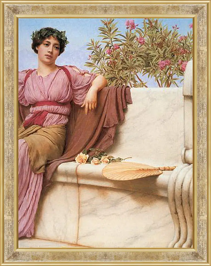 Картина в раме - Tranquillity (Detail). Джон Уильям Годвард