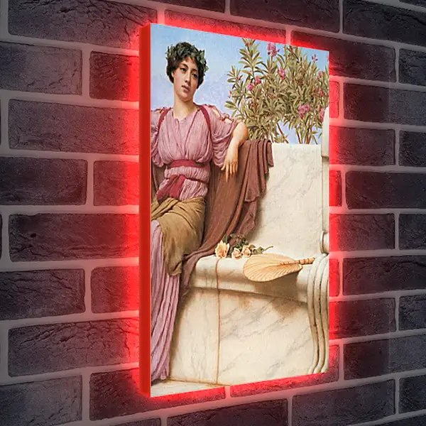 Лайтбокс световая панель - Tranquillity (Detail). Джон Уильям Годвард