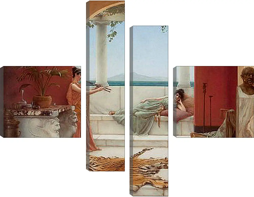 Модульная картина - The Sweet Siesta of a Summer Day. Джон Уильям Годвард