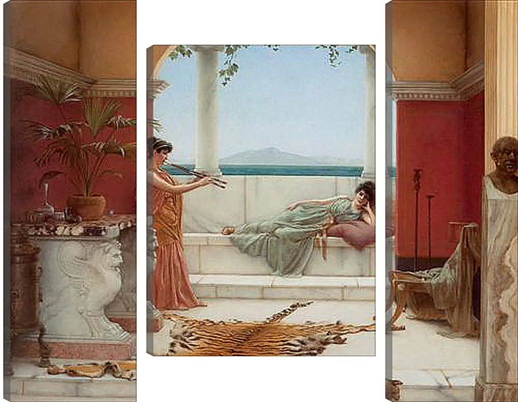 Модульная картина - The Sweet Siesta of a Summer Day. Джон Уильям Годвард