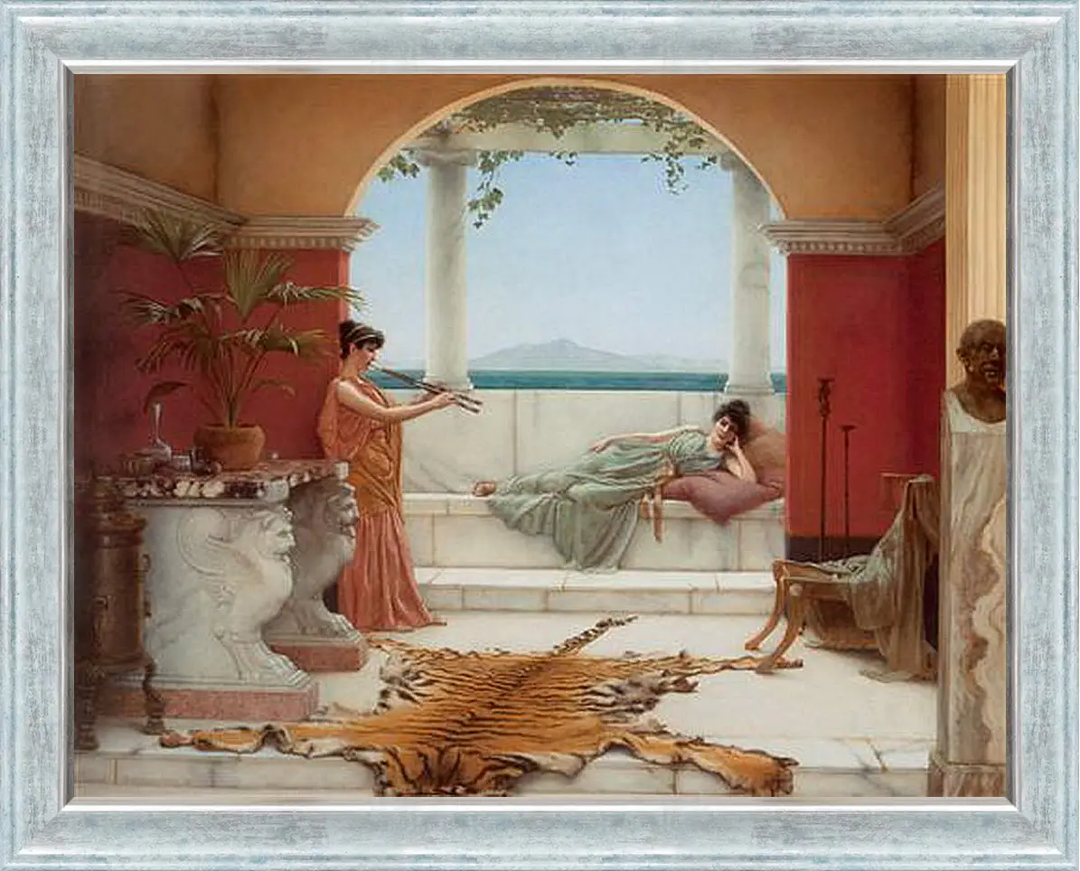 Картина в раме - The Sweet Siesta of a Summer Day. Джон Уильям Годвард