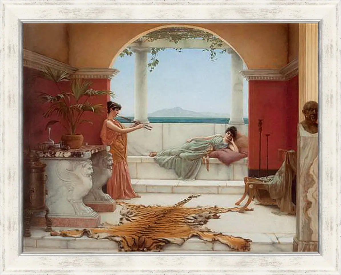 Картина в раме - The Sweet Siesta of a Summer Day. Джон Уильям Годвард