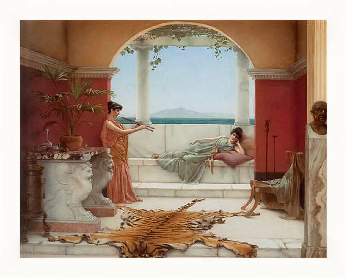 Картина в раме - The Sweet Siesta of a Summer Day. Джон Уильям Годвард