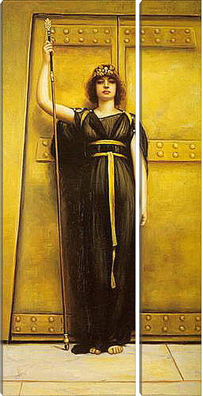 Модульная картина - The Priestess. Джон Уильям Годвард
