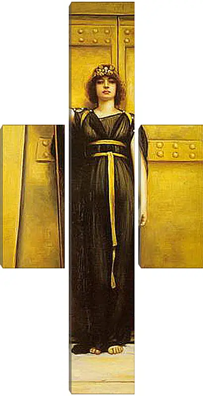 Модульная картина - The Priestess. Джон Уильям Годвард