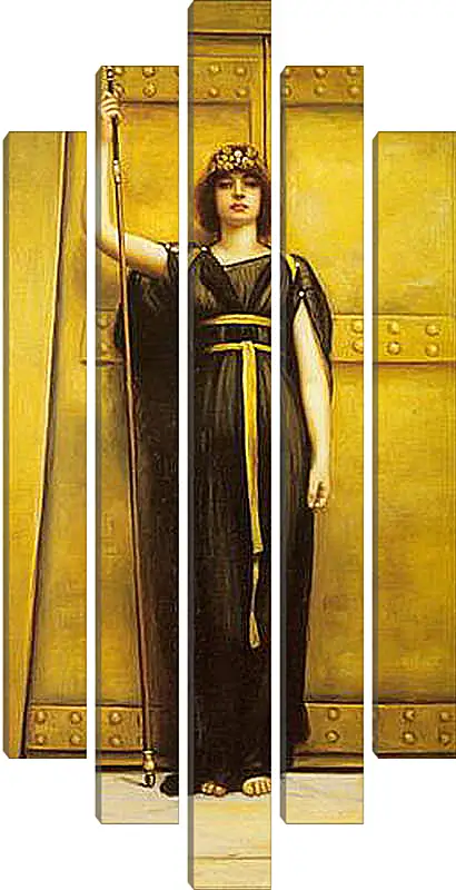 Модульная картина - The Priestess. Джон Уильям Годвард