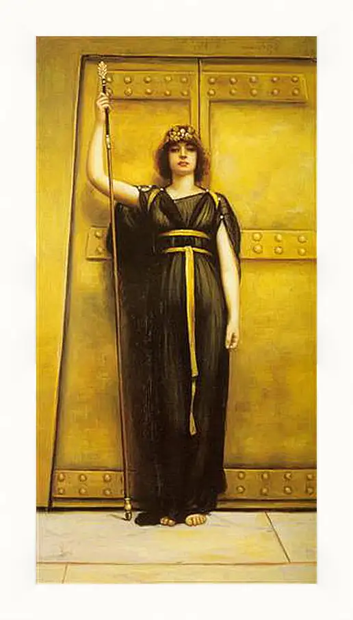 Картина в раме - The Priestess. Джон Уильям Годвард