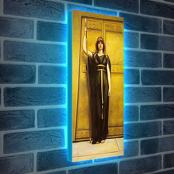 Лайтбокс световая панель - The Priestess. Джон Уильям Годвард

