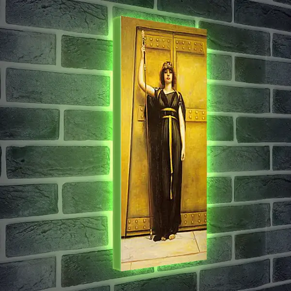 Лайтбокс световая панель - The Priestess. Джон Уильям Годвард