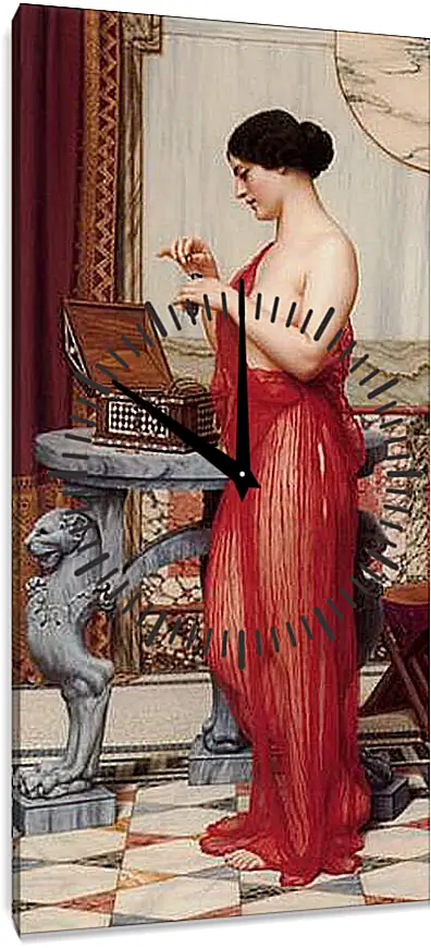 Часы картина - The New Perfume. Джон Уильям Годвард