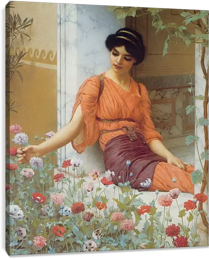 Постер и плакат - Summer Flowers. Джон Уильям Годвард
