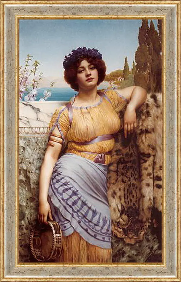 Картина в раме - Ionian Dancing Girl. Джон Уильям Годвард