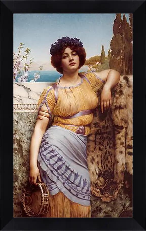 Картина в раме - Ionian Dancing Girl. Джон Уильям Годвард