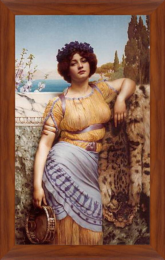 Картина в раме - Ionian Dancing Girl. Джон Уильям Годвард
