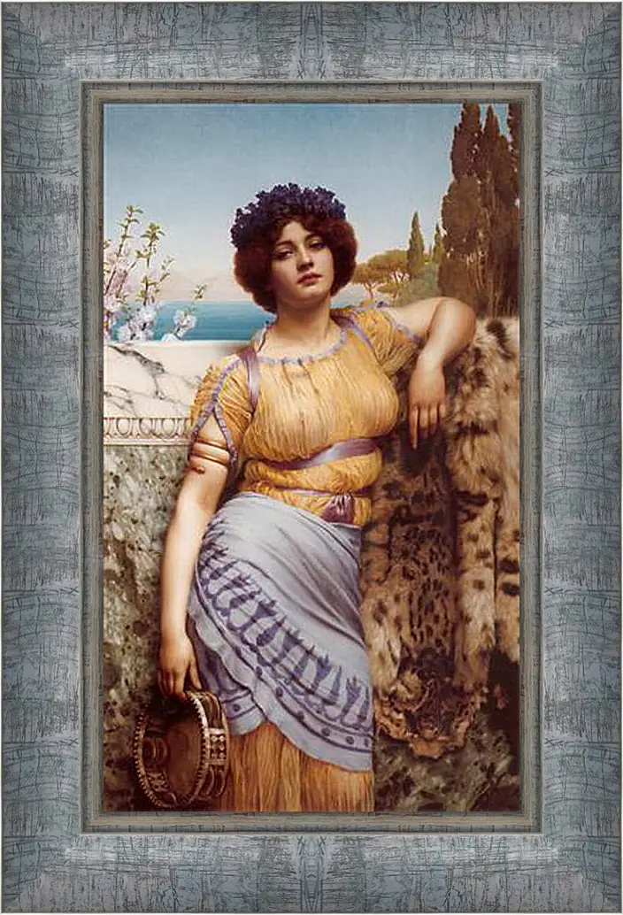 Картина в раме - Ionian Dancing Girl. Джон Уильям Годвард