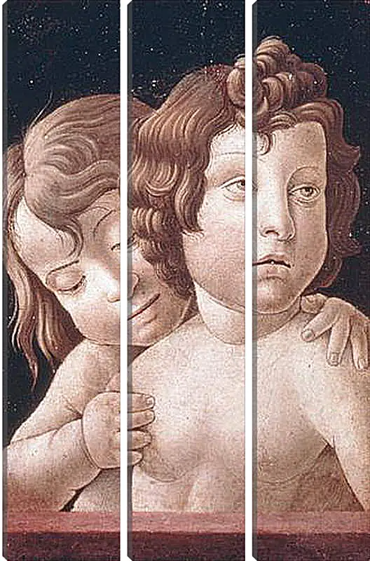 Модульная картина - Christ and Saint John - Христос и Святой Джон. Джованни Беллини