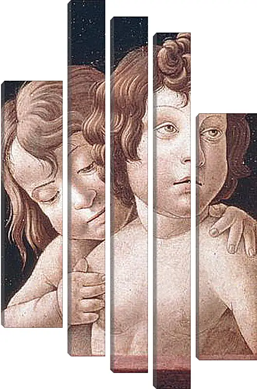 Модульная картина - Christ and Saint John - Христос и Святой Джон. Джованни Беллини