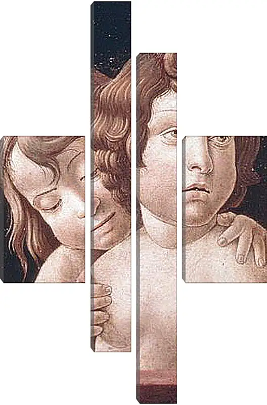 Модульная картина - Christ and Saint John - Христос и Святой Джон. Джованни Беллини