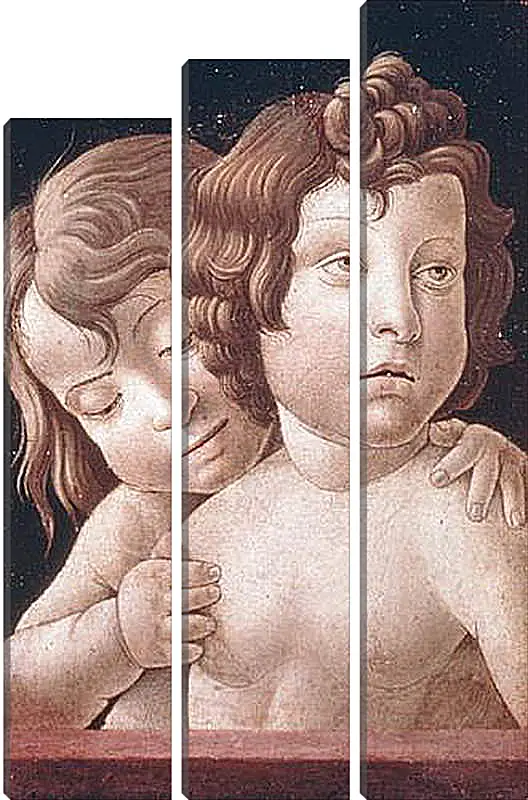 Модульная картина - Christ and Saint John - Христос и Святой Джон. Джованни Беллини