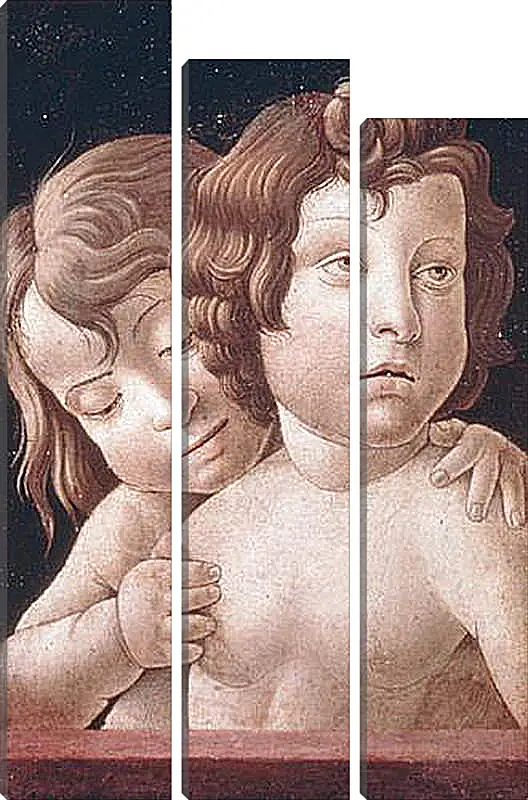 Модульная картина - Christ and Saint John - Христос и Святой Джон. Джованни Беллини