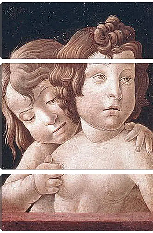 Модульная картина - Christ and Saint John - Христос и Святой Джон. Джованни Беллини