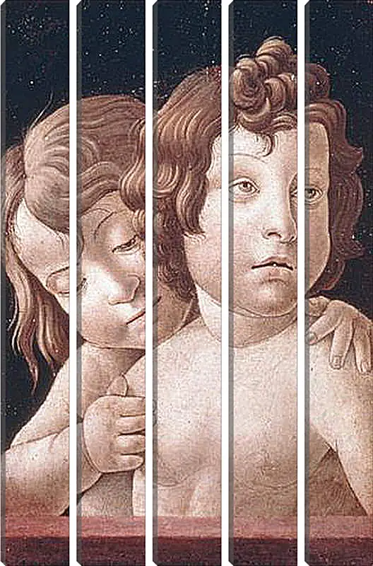 Модульная картина - Christ and Saint John - Христос и Святой Джон. Джованни Беллини