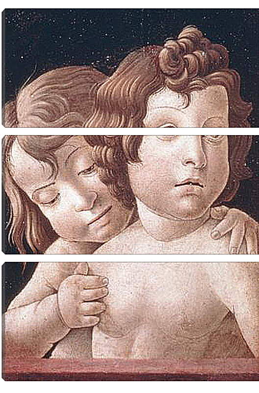 Модульная картина - Christ and Saint John - Христос и Святой Джон. Джованни Беллини
