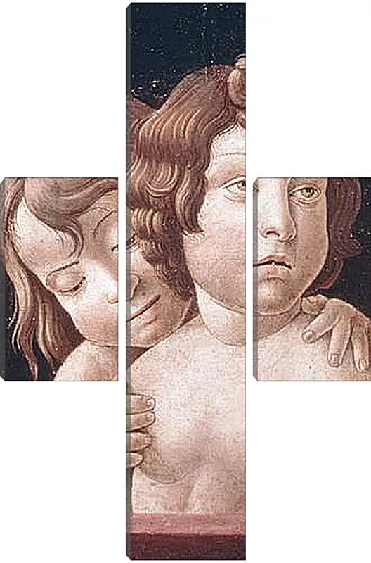 Модульная картина - Christ and Saint John - Христос и Святой Джон. Джованни Беллини