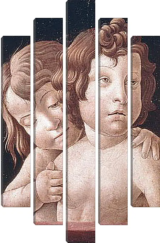 Модульная картина - Christ and Saint John - Христос и Святой Джон. Джованни Беллини