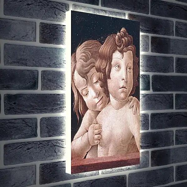 Лайтбокс световая панель - Christ and Saint John - Христос и Святой Джон. Джованни Беллини