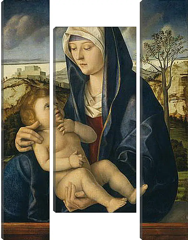 Модульная картина - The Virgin and Child. Джованни Беллини