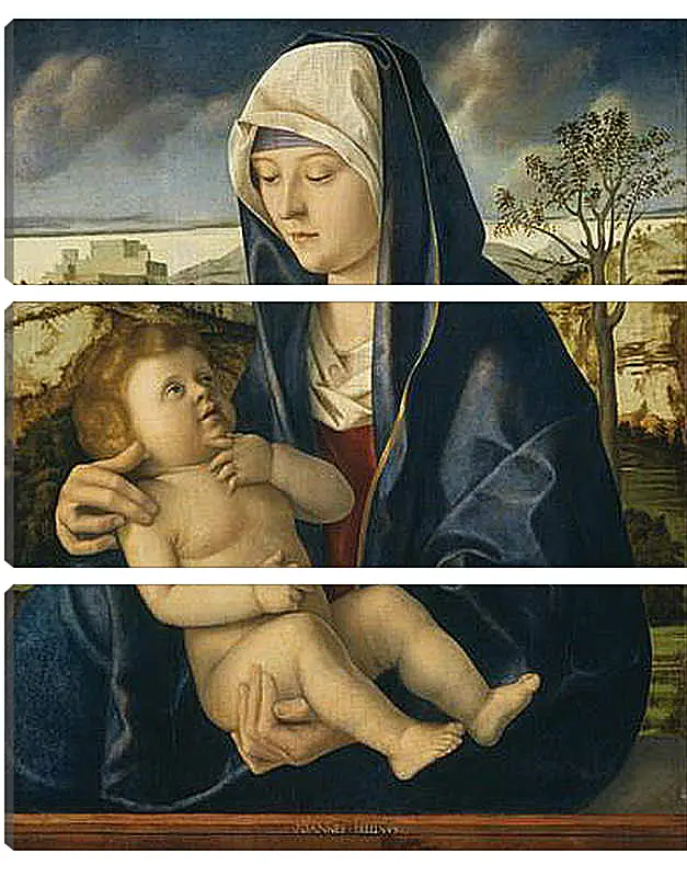 Модульная картина - The Virgin and Child. Джованни Беллини