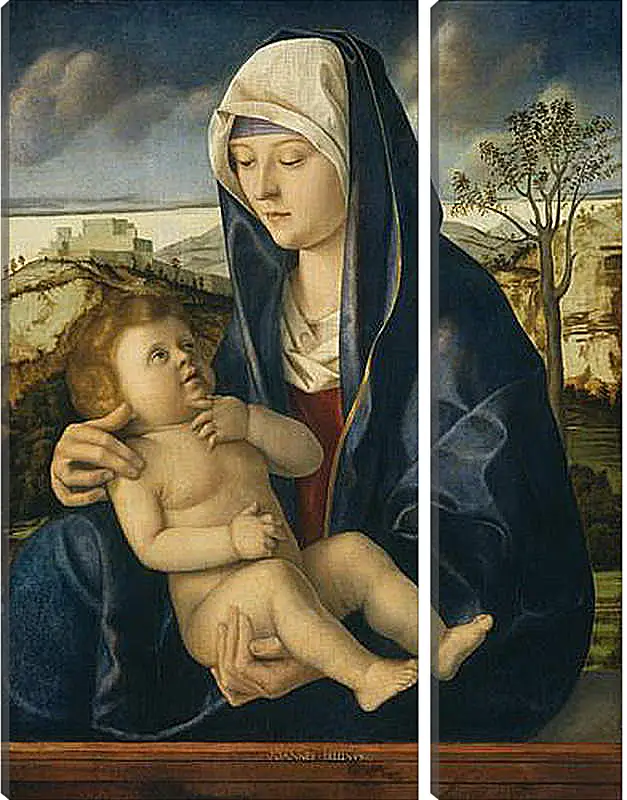 Модульная картина - The Virgin and Child. Джованни Беллини