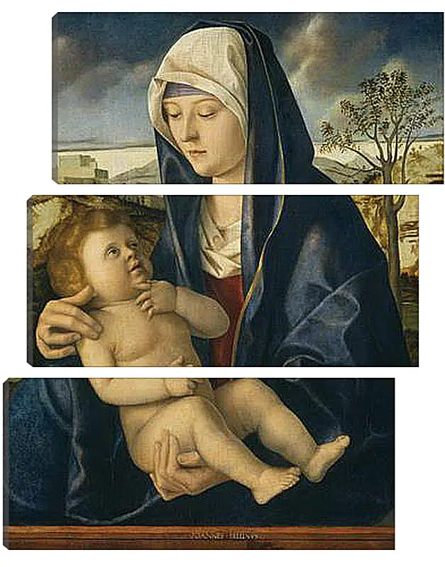 Модульная картина - The Virgin and Child. Джованни Беллини