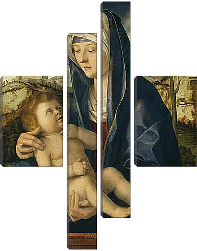 Модульная картина - The Virgin and Child. Джованни Беллини