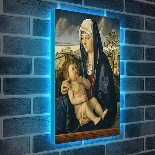Лайтбокс световая панель - The Virgin and Child. Джованни Беллини