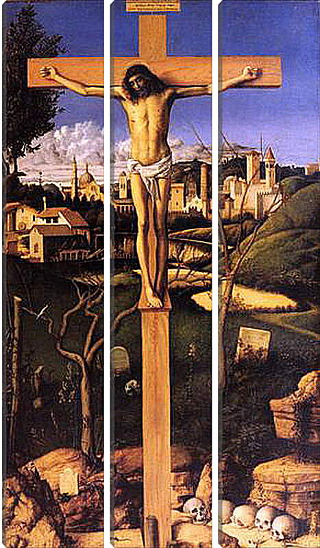 Модульная картина - The Crucifixion. Джованни Беллини
