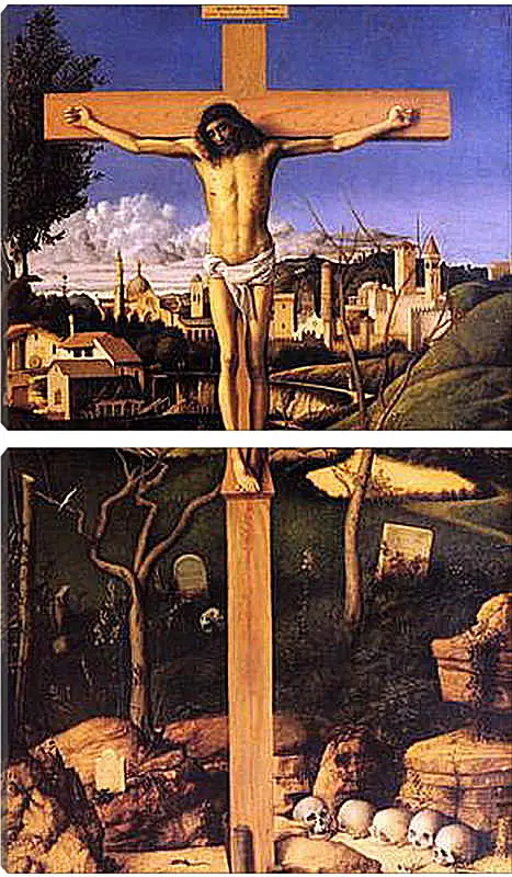 Модульная картина - The Crucifixion. Джованни Беллини