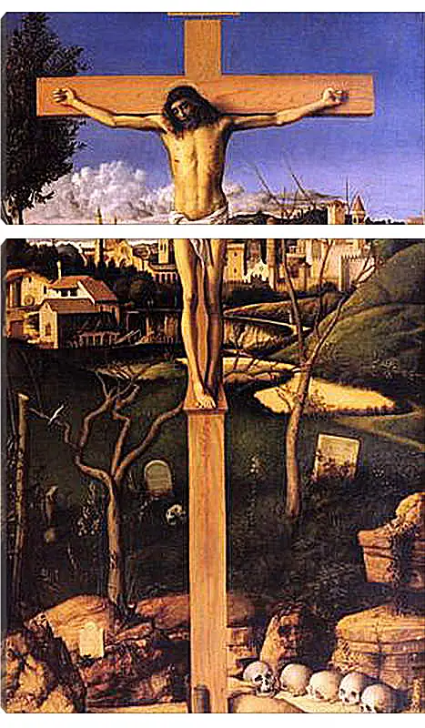 Модульная картина - The Crucifixion. Джованни Беллини