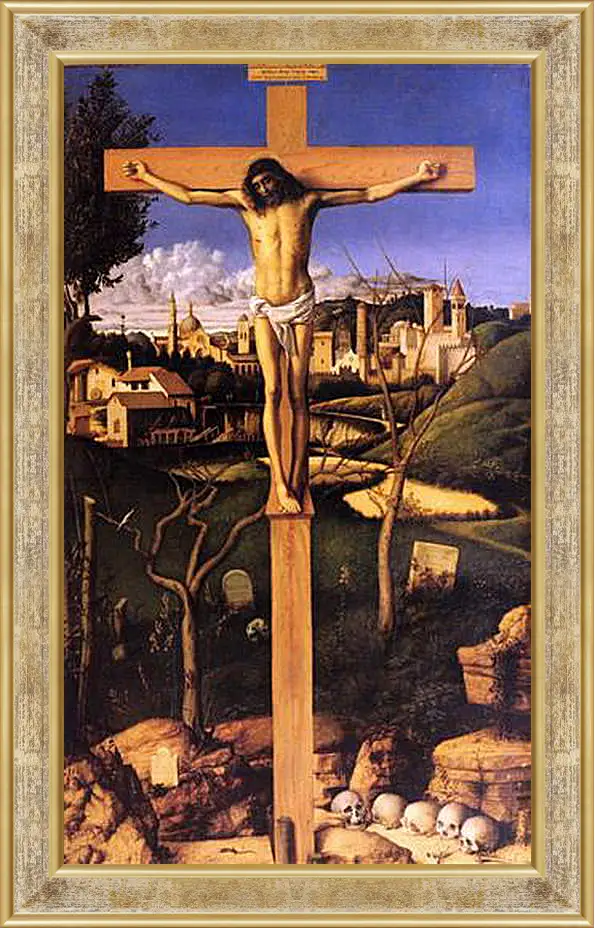 Картина в раме - The Crucifixion. Джованни Беллини
