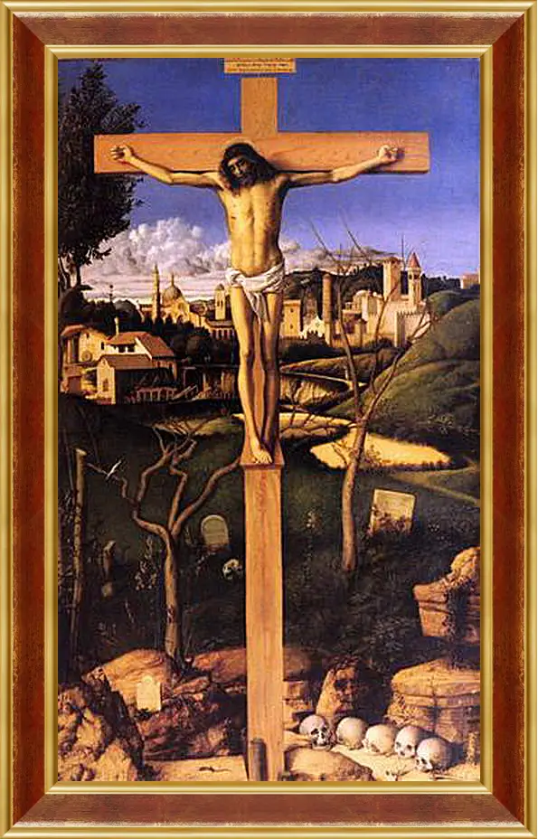 Картина в раме - The Crucifixion. Джованни Беллини