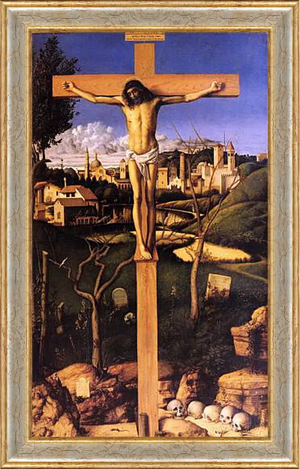 Картина в раме - The Crucifixion. Джованни Беллини