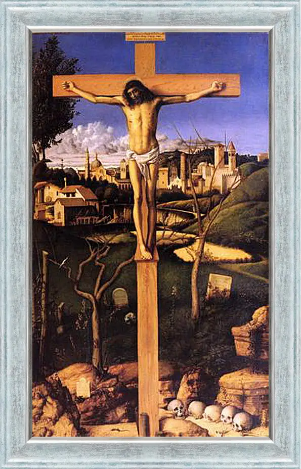 Картина в раме - The Crucifixion. Джованни Беллини